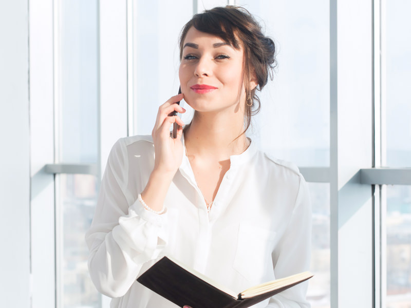 Woman on the Phone Woman on the Phone